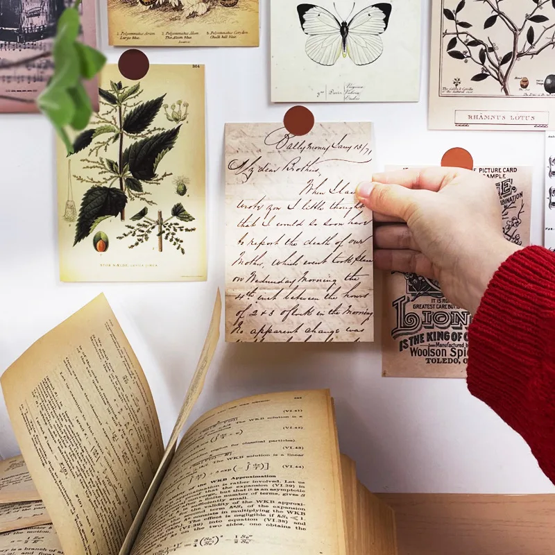 30 шт./компл. Ins скандинавский ретро настенный декор наклейки для фотокарточек