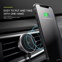 15w magnetic car mounted wireless charging bracket cell phone holder suitable for car wireless charging stand