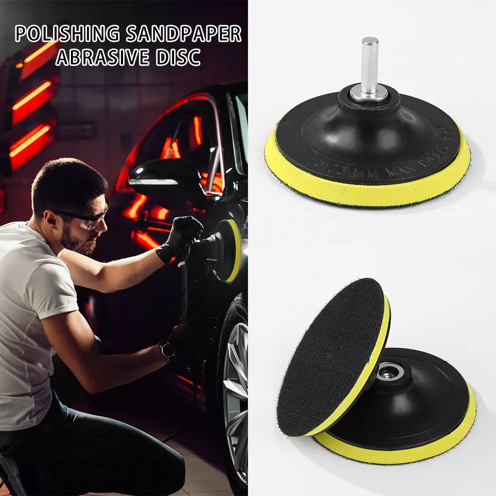 Диски 3/4/5 дюйма для силовых шлифовальных машин, наждачная бумага, самоклеящаяся