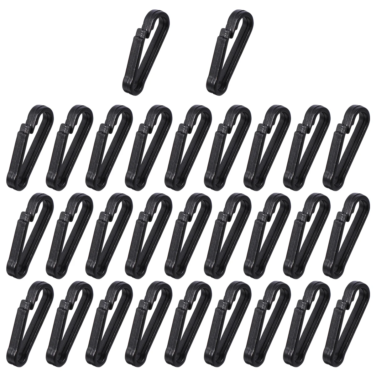 

130 Pcs Key Chain Plastic Buckle Backpack Accessories Keychain Clip Hook Mask Hanging Hooks