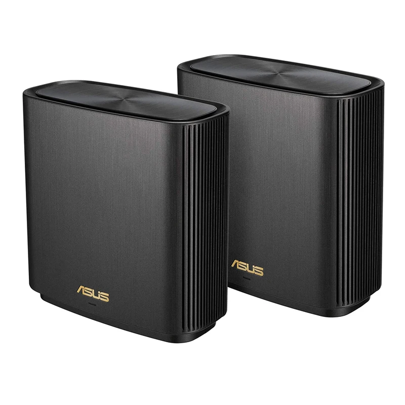 ASUS ZenWiFi XT8 2 Packs Whole-Home Tri-Band Mesh WiFi 6 System Coverage up to 5,500sq.ft or 6+Rooms, 6.6Gbps WiFi Router