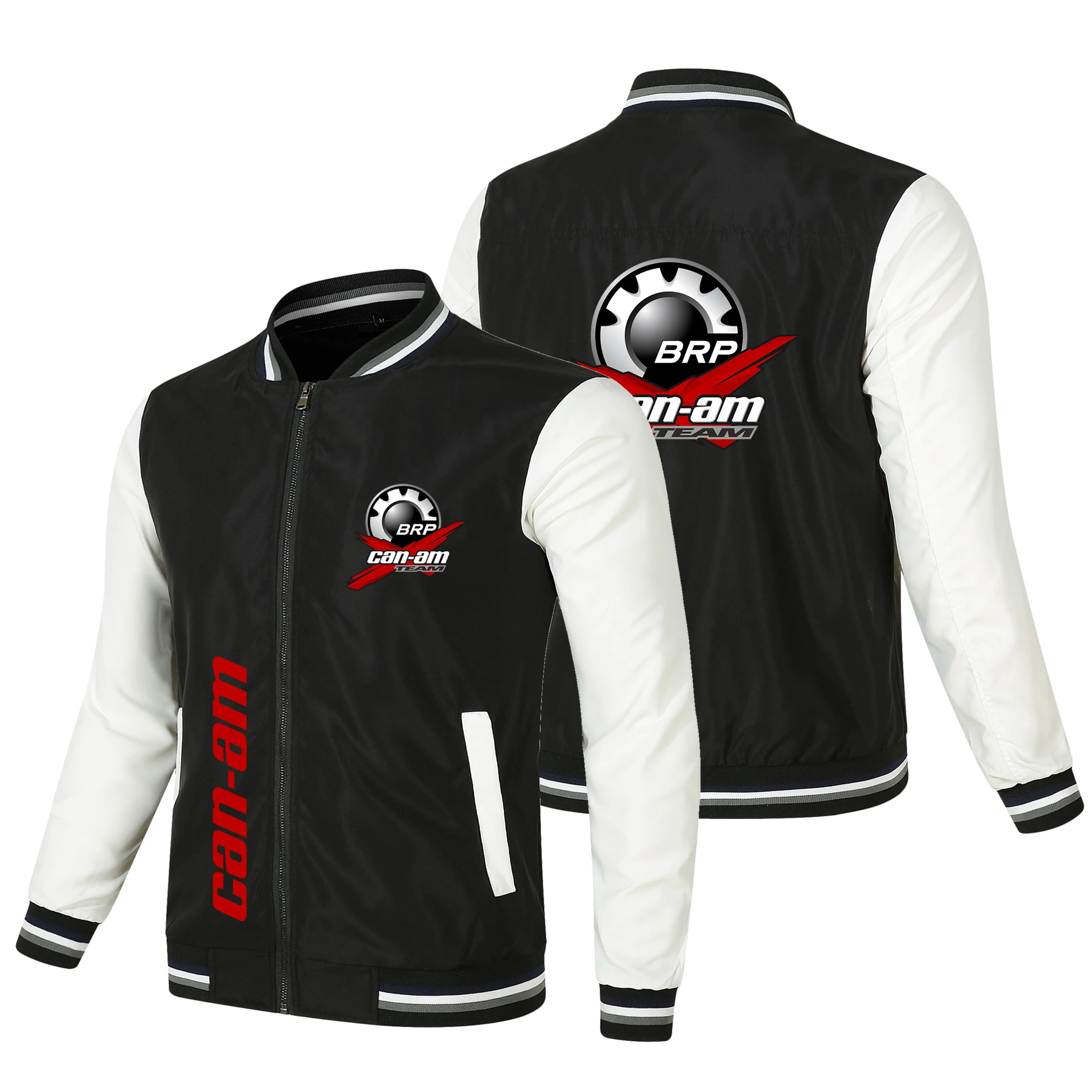 

2023 New Autumn Men's Jacket Brp Can am Logo Printed Jacket Casual Windproof Outdoor Sports Men's Jacket Motorcycle Racing Jacke