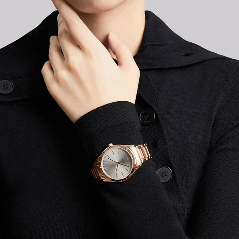 NAVIFORCE Women Watches Stainless Steel Waterproof High Quality Quartz Ladies Watch Personality Wristwatches Relogio Feminino