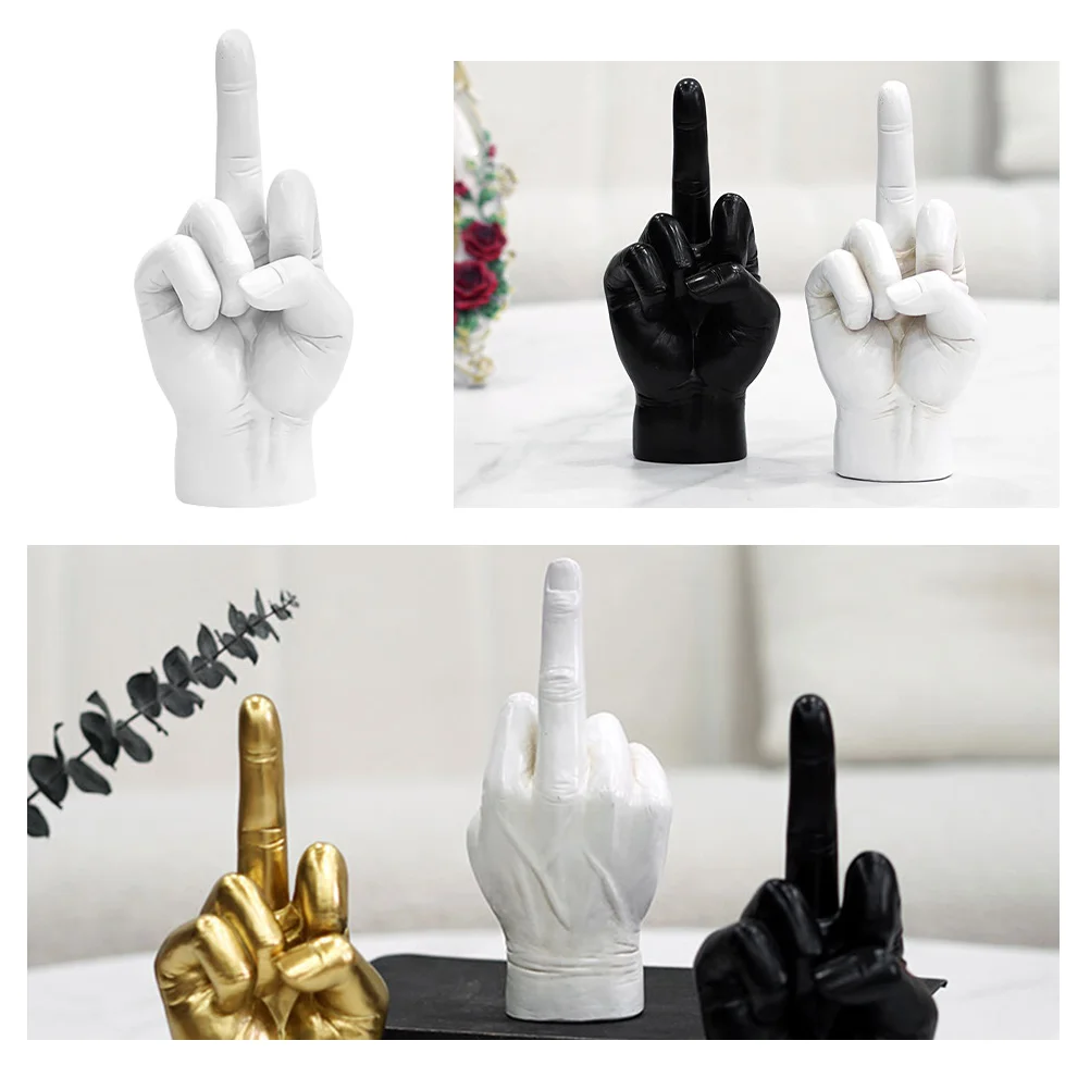 Ручная ваза для цветов скульптура пальца украшения стола украшение рабочего из