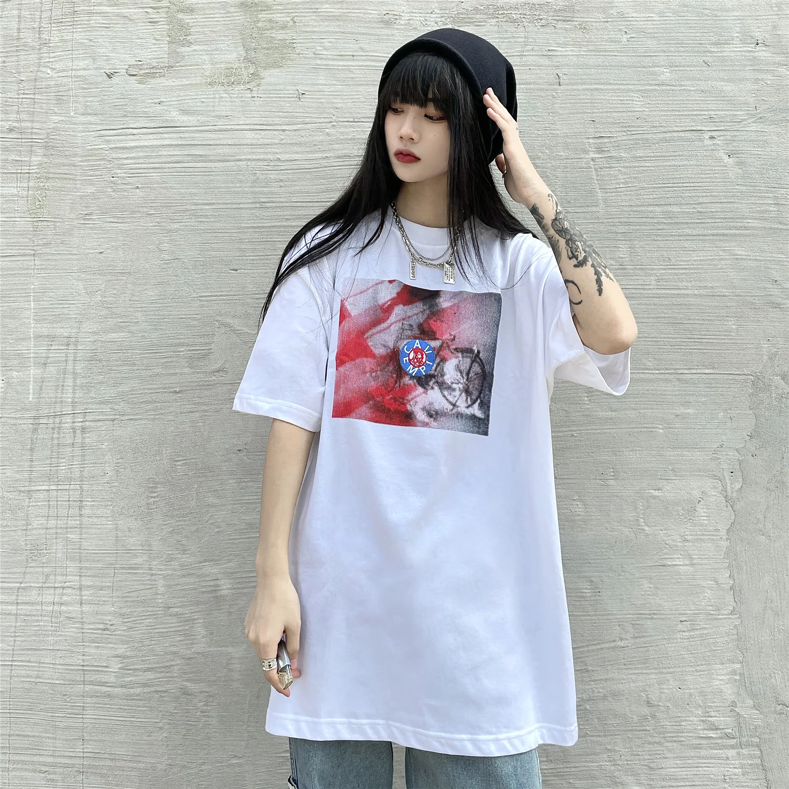 

Мужской и женский велосипед с вышивкой и коротким рукавом, в японском стиле