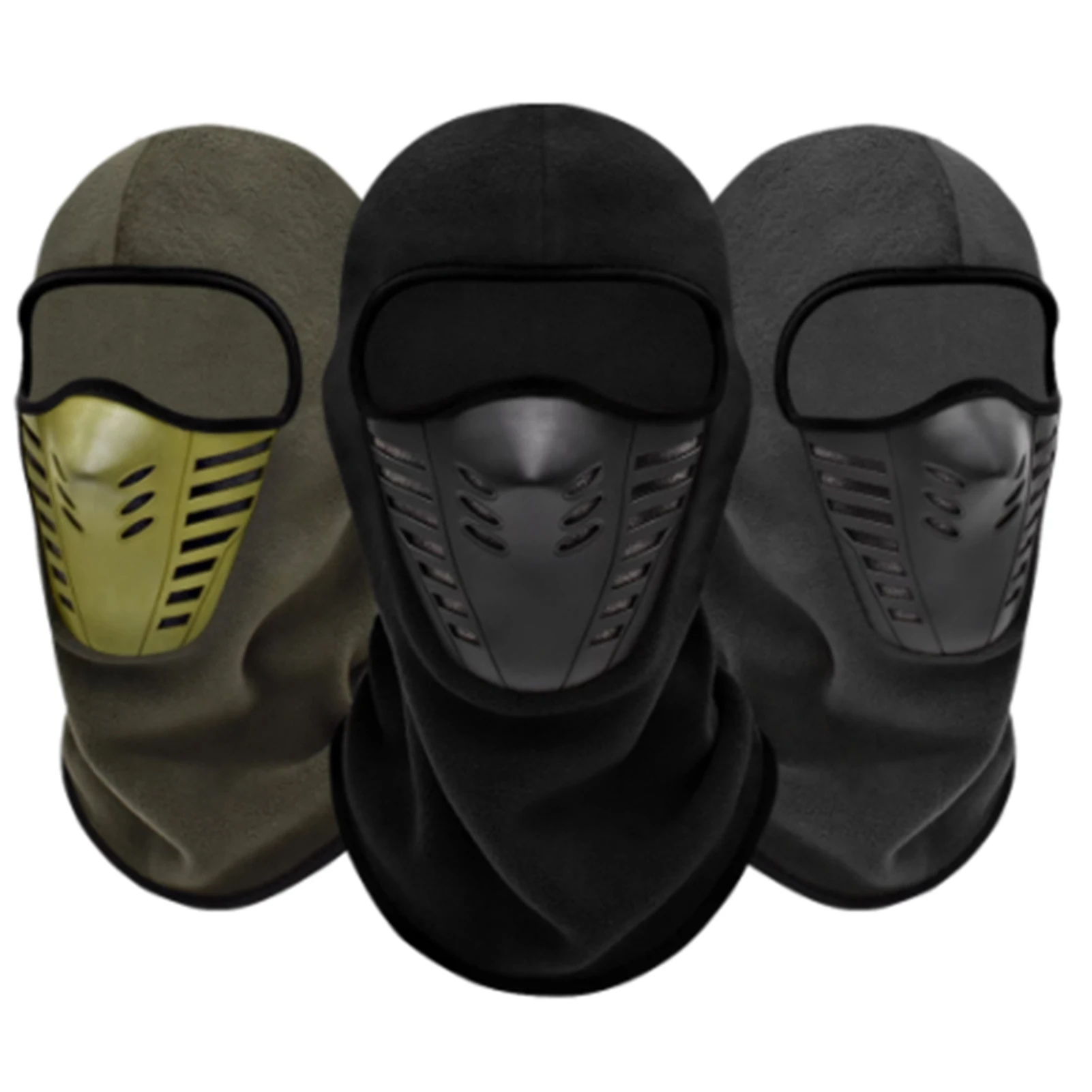 

Motorcycle Face Cover Warm Ski Cover Cold Weather Full Face Cover With Thick Thermal Fleece Winter Balaclava Ski Cover Head Cove