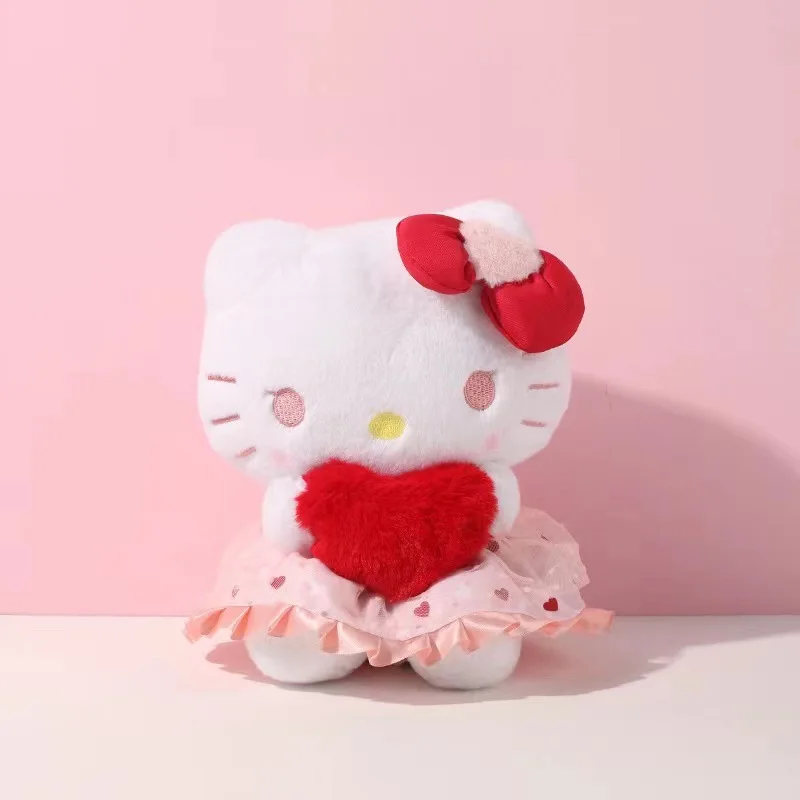 Sanrio игрушка Kuromi Melody HelloKitty серии Love мягкая Плюшевая Кукла плюшевая подушка