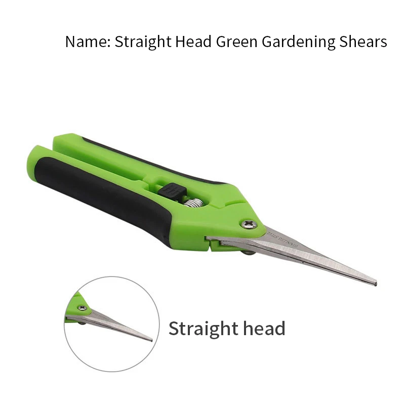 

Садовые секаторы, ножницы с прямым лезвием, инструменты для резки локтей из нержавеющей стали для триммера для кустарников, бытовой секатор для ветвей в горшках