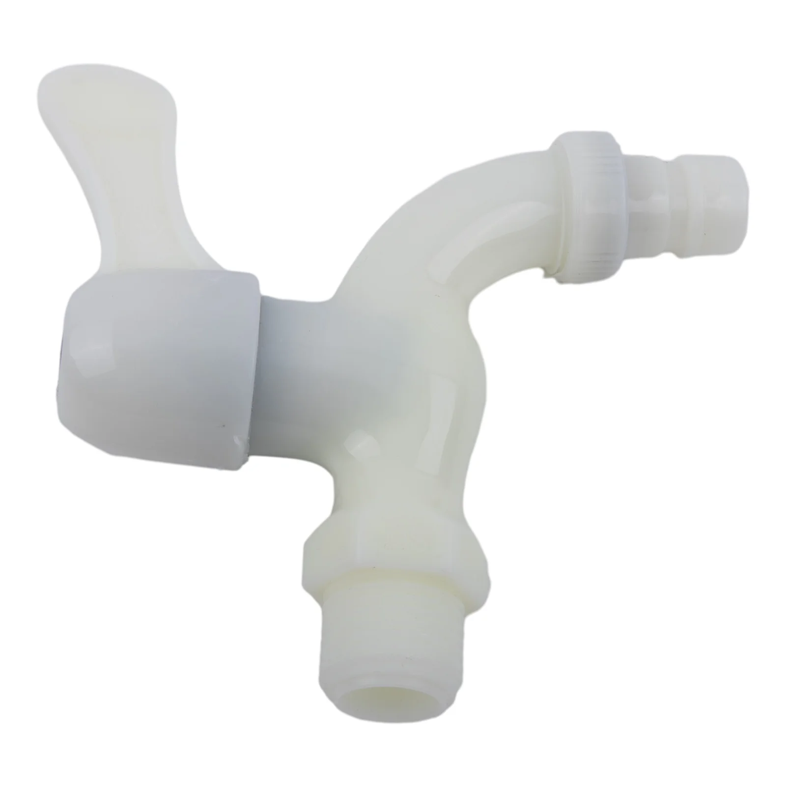 

Пластиковый кран для воды, противоскользящий кран, 1 шт., насадка для крана G1/2, мужской бытовой натуральный цвет, один холодный