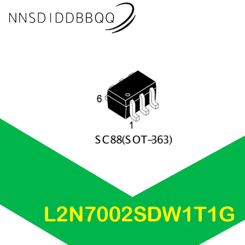 20 шт./лот L2N7002SDW1T1G MOSFET транзистор 701 SC-88(SOT-363) 60V 270mA