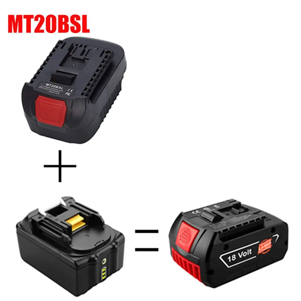 

Replacement Parts Power Tools Lithium Battery Adapter for Makita to Bosch Converter Adapter MT20BSL Battery Converter