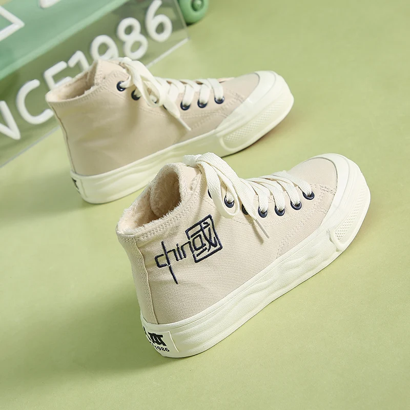 

Женские ботинки, сапоги, женская зимняя обувь, на шнуровке, с круглым носком, низкие элегантные, 2022 г., до середины икры, с мягкой резиновой подкладкой, из флока, на расширяющемся книзу каблуке, L