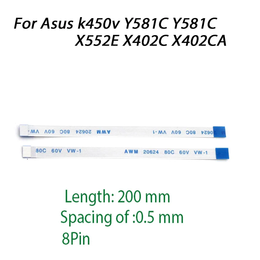 

1-10Pcs Cabo Conector Para Mouse Com Touchpad Flexivel Para Asus K450V Y581C Y581c X552E X402C X402CA