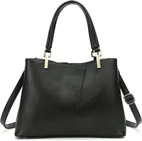 Crossbody Bags For Women Black Purse Shoulder Bag Ladies Wallet Handbags Wanthot Leather Tote Bag Large