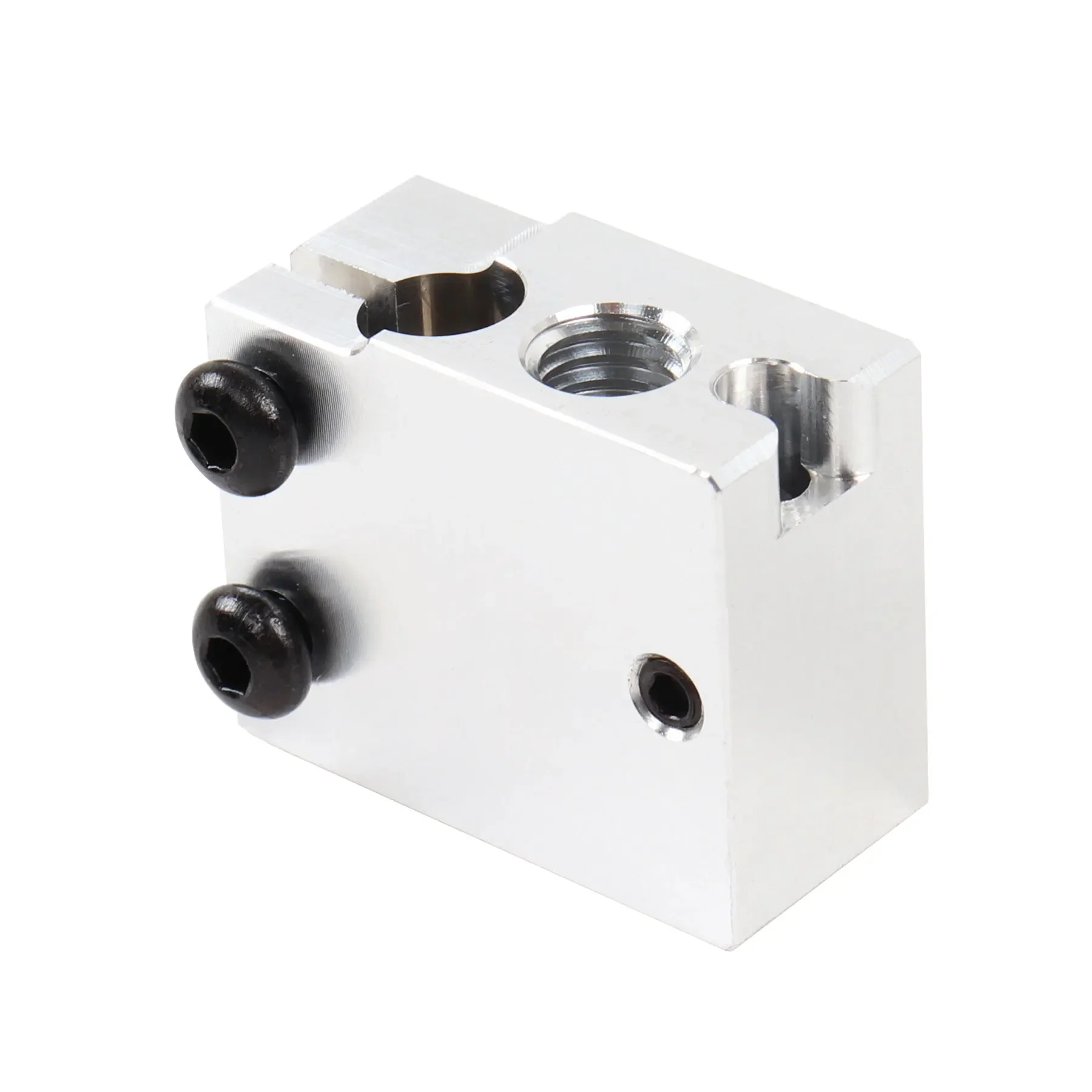 Blurolls Высококачественный алюминиевый тепловой блок V6 Volcano для PT100 HT-100K Hotend