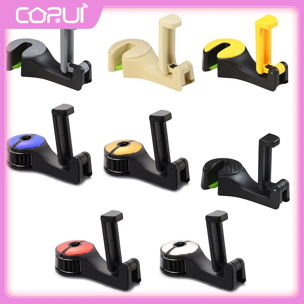 

2 In 1 Portable Seat Back Hanger Hook Multi-function Lazy Bracket Universal Car Back Seat Hook Car Interior Accessories