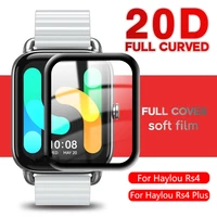 screen protector for haylou rs4gs smartwatch accessories clear soft protective film not tempered glass for haylou rs4 plus