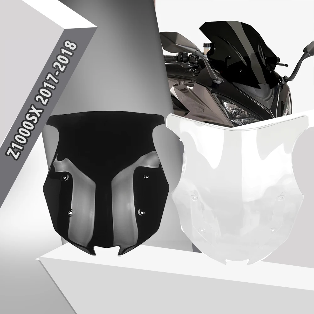 

Motorcycle Accessorios Windshield Fairing Windscreen Screen Protector Cover For Kawasaki Z1000S Z 1000 SX Z1000 SX 2017 2018