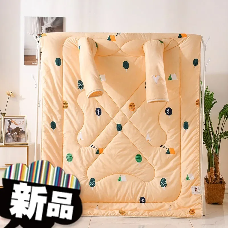 

18 видов стеганых одеял с рукавами, зимнее свободное постельное белье, теплые и толстые одеяла, многофункциональное мягкое домашнее постельное белье с наполнителем