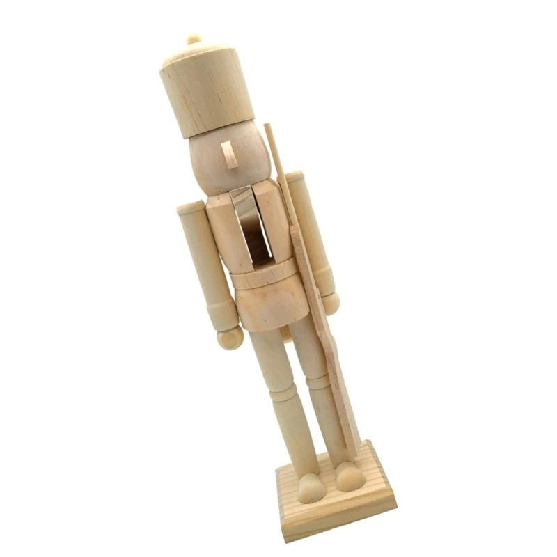 Рождественские деревянные щелкунчики чтобы раскрасить себя поделки пустая