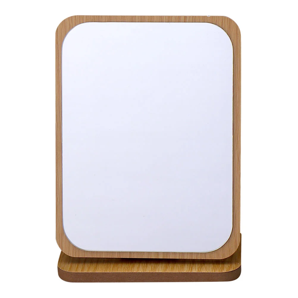 

Vanity Mirror Table Wooden Makeup Desktop Dressing Supply Fold Out Movable Foldable