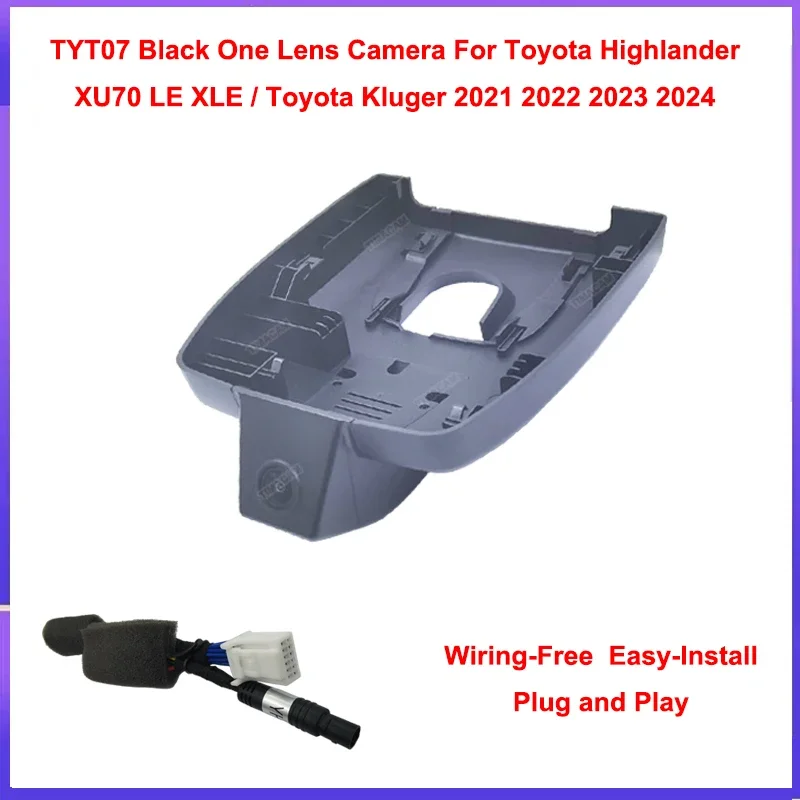 

Подключи и работай Wifi Автомобильный видеорегистратор для 2016- 2022 2023 2024 Toyota Camry Highlander Rav4 CHR Sienna Corolla IZOA Alphard видеорегистратор камера