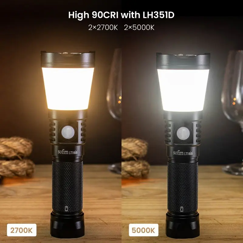 Sofirn BLF LT1-мини-фонарик Anduril 2 0 UI 90 CRI с высокой мощностью LH351D светодиоды USBC