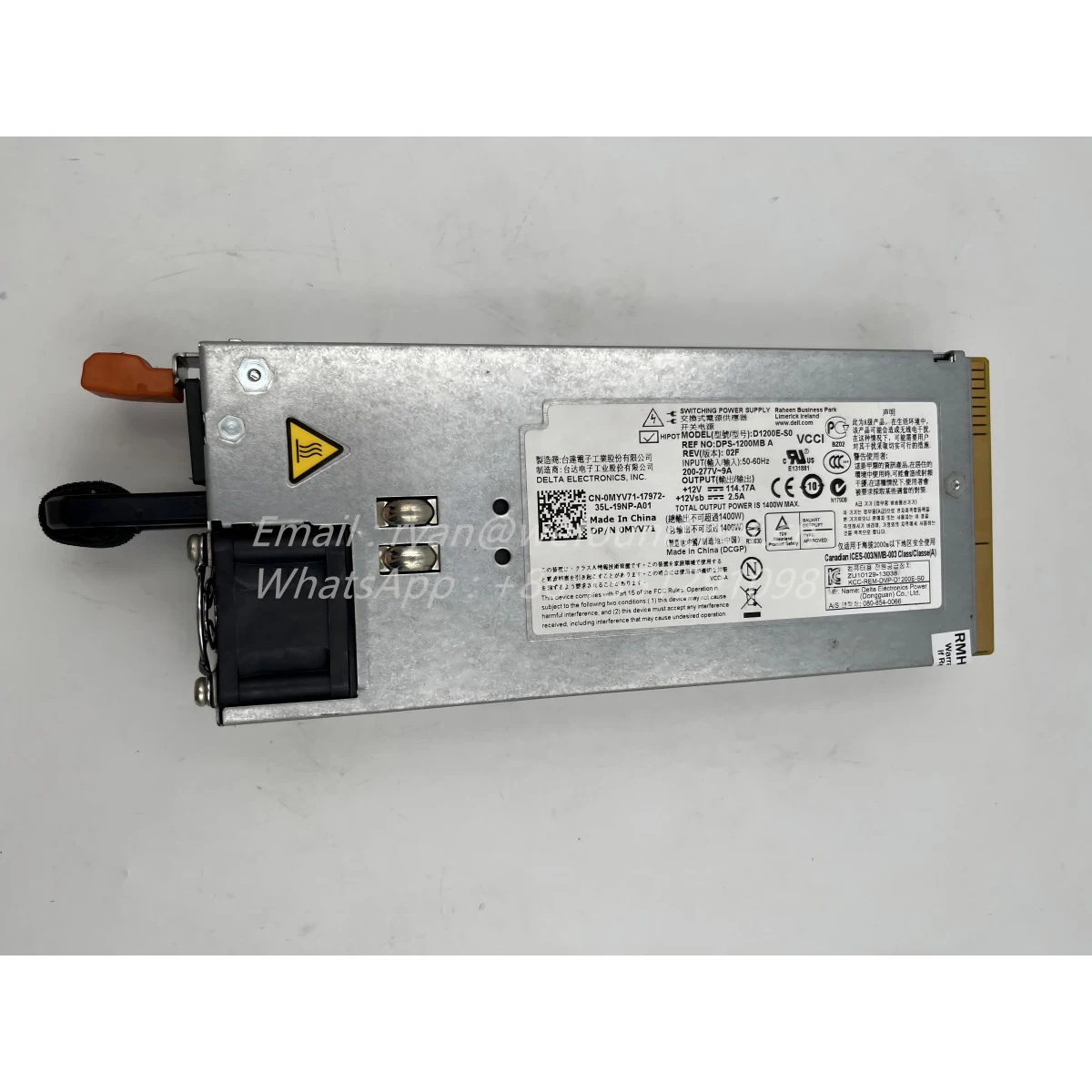 D1200E-S0 1400W для Dell C6105 блок питания сервера ПК DPS-1200MB A 0MYV71 RN0HH CN35N 04V04J
