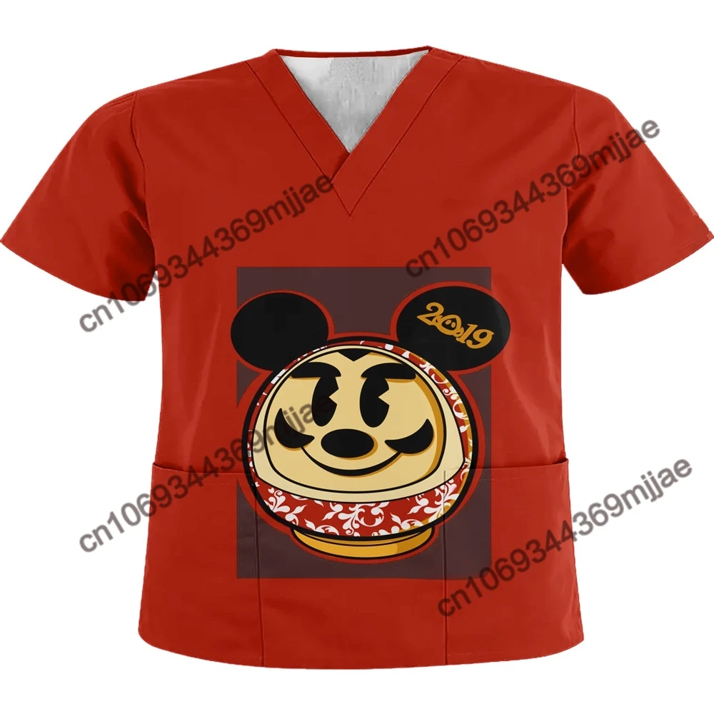 

Disney Summer T-shirts for Women V-neck Pocket Women's T-shirts Woman Free Shipping Offer T-shirt 2023 Sexy Tops Tees Clothing