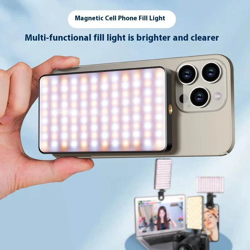 Селфи-телефон заполняющий телефон магнитный портативный зажим для фотоаппарата