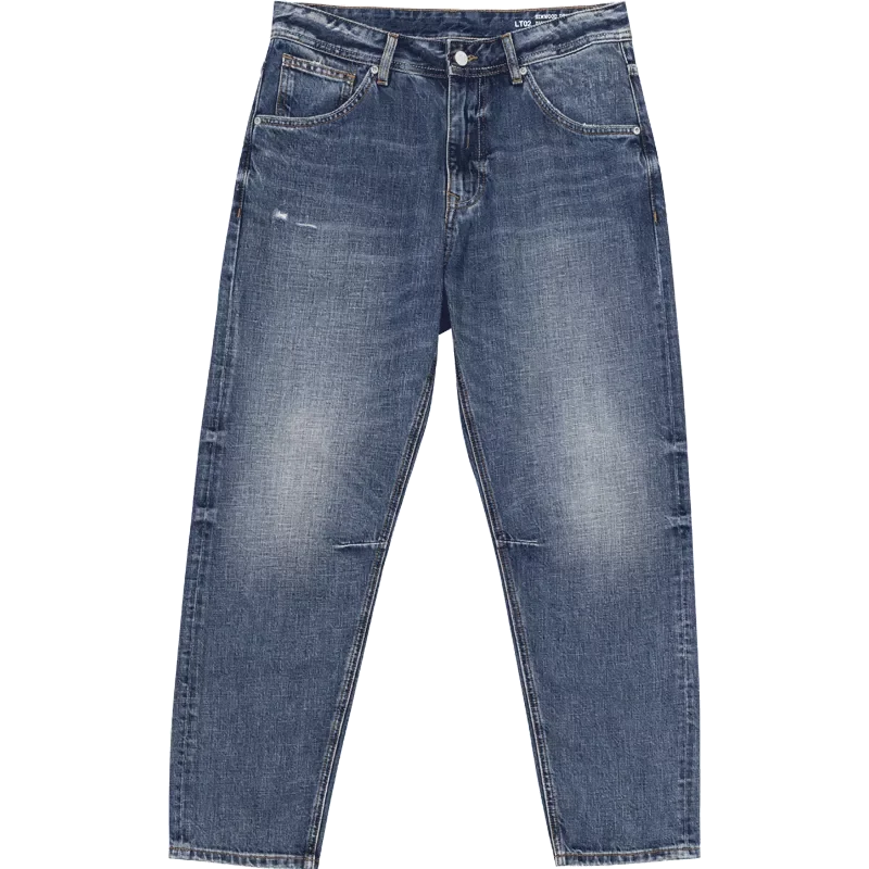 2022New 2022 Spring Summer 12 Ounce Comfortable Tapered Jeans Men Retro Ripped Denim Trousers Plus Size Brand Clothing