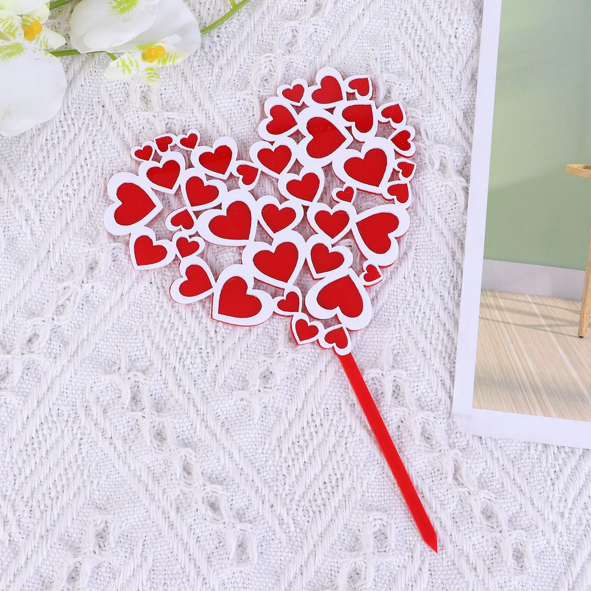 5 шт. аксессуары для дня рождения Cajas Para Topper сердце свадебные наборы коктейльный