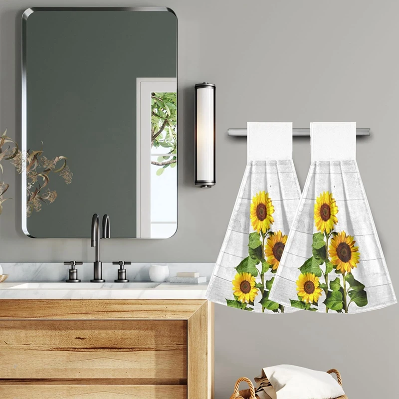 Вешалка Полотенце для рук Двустороннее впитывающее полотенце Принт в виде