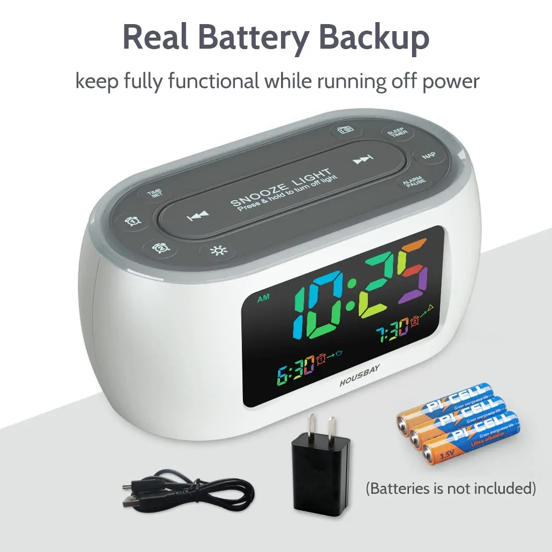 Светящийся Мини-фотомагнитометр Радужная Цифра 7 Цветов Функция Ночного