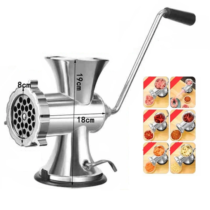 Ручная мясорубка из нержавеющей стали ручная