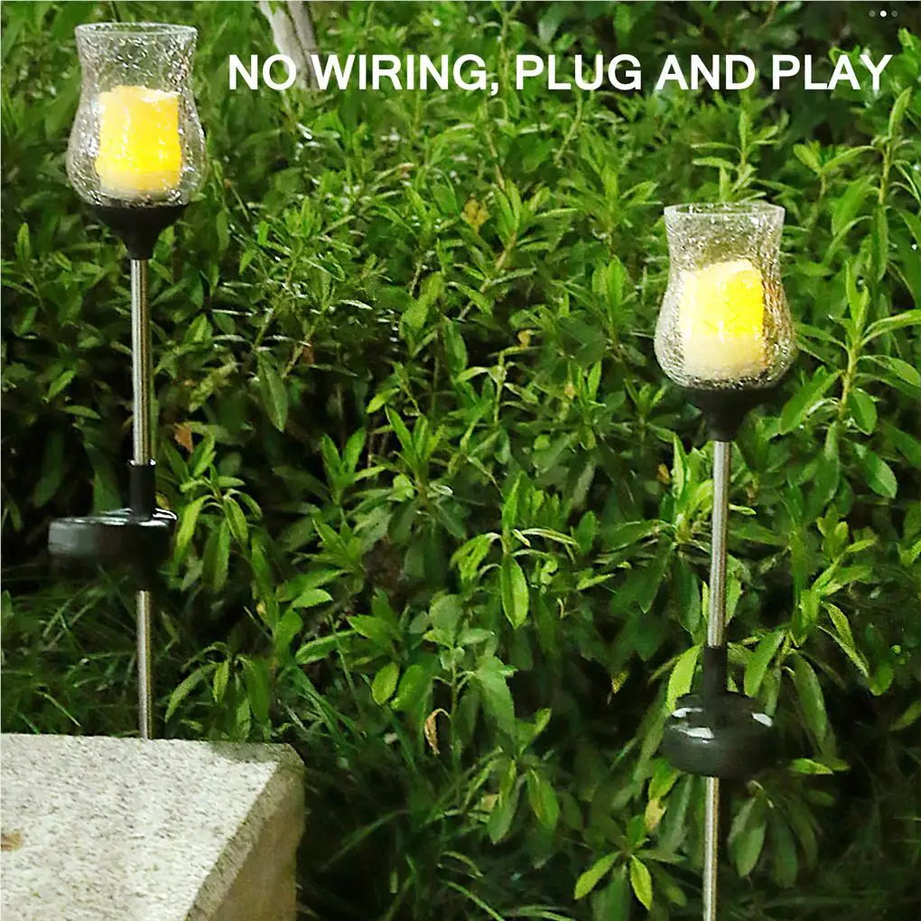 

Солнечный фонарь для газона в форме тюльпана, 600 мАч, IP65