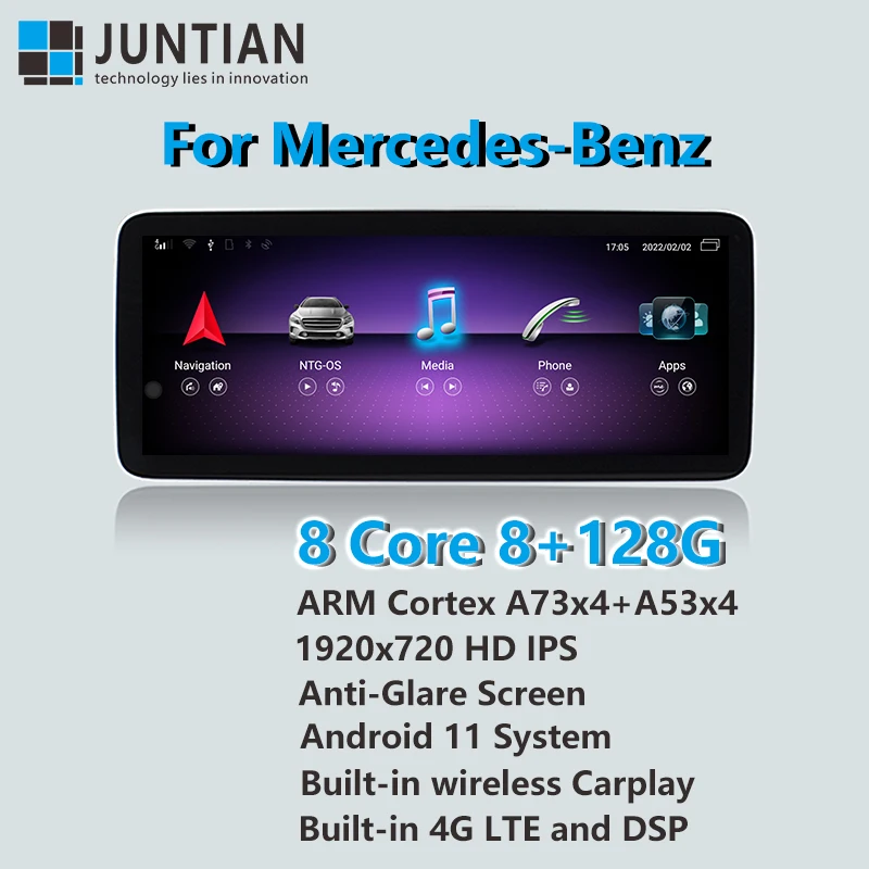 Для Mercedes Benz E Class W212 S212 2009 2010 2011 2012 Android 11 8-ядерный автомобильный радиоприемник