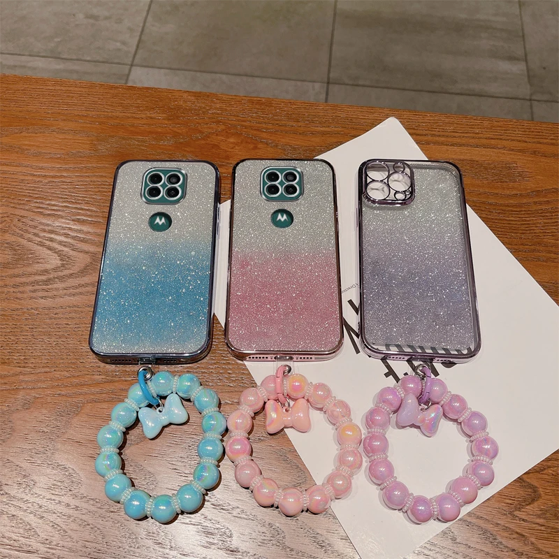 ✨ G9play Блестящий мягкий чехол из ТПУ для телефона Motorola Moto G9 G8 Play Power E7 E13 E22