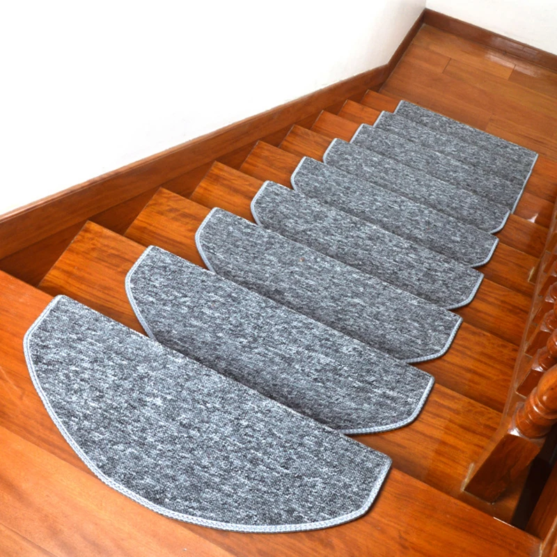 

Self Adhesive Stair Tread Carpet Mat European Style Home Decor Stairs Mat Stair Rug Anti-Skid Step Rugs Safety Mute Floor Mats