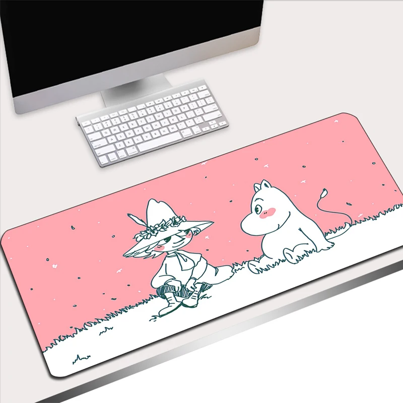 

Kawaii Mousepad Xxl Cute Pc Accessories Hippo Moomines Mouse Pad Gamer Anime Pads Large Carpet Extended Desk Mat Gaming Deskmat