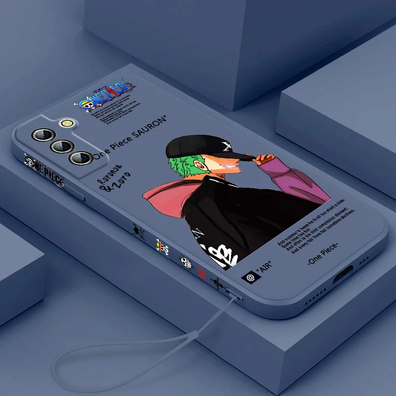 Чехол для телефона с рисунком из аниме король воров Luffy Solon Samsung Galaxy S22 S21 S20 FE S10 Note 20