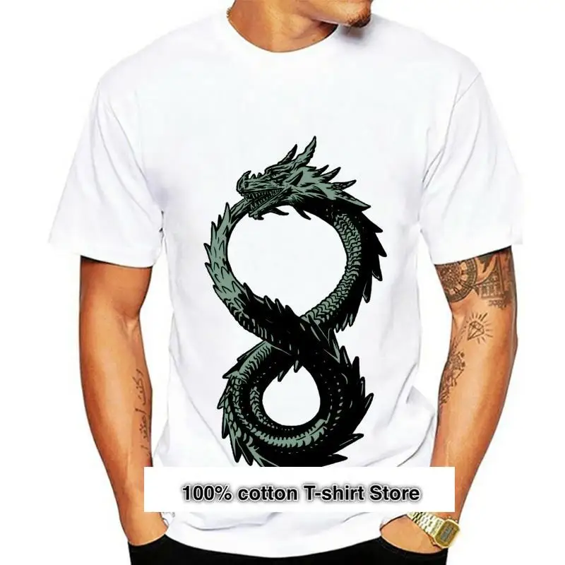 

Camiseta de carbón alterado para hombre y mujer, camisa de Ouroboros de krobiled