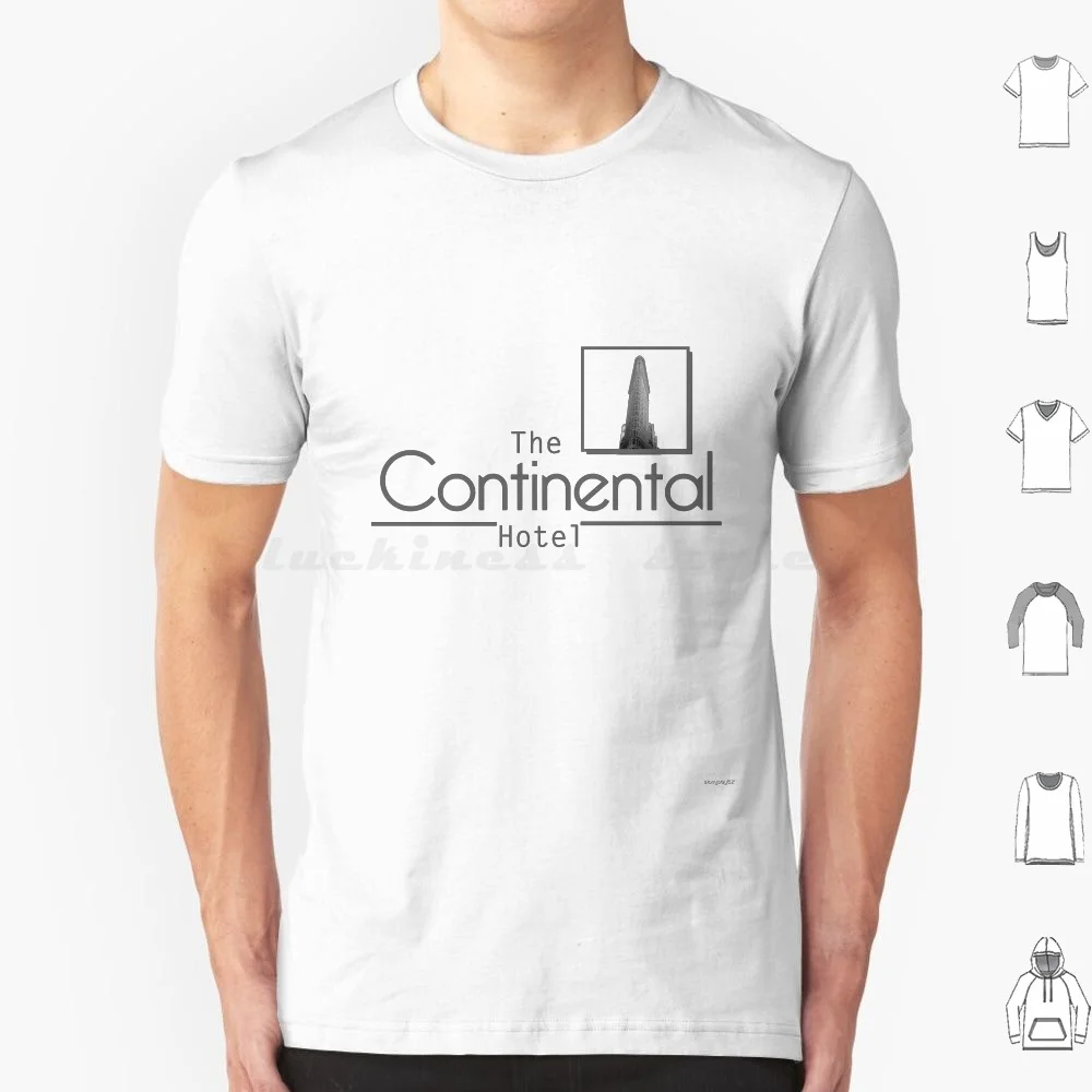 Homage To John Wick The Continental Hotel Logo Футболка Мужчины Женщины Дети 6xl Cult Movie