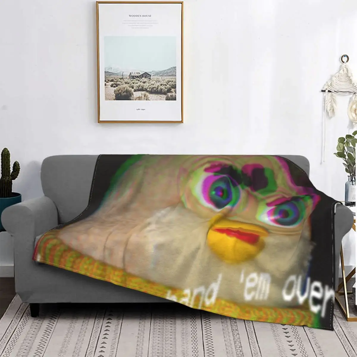 

Manta larga a cuadros para cama, funda para sofá, con capucha, pickick