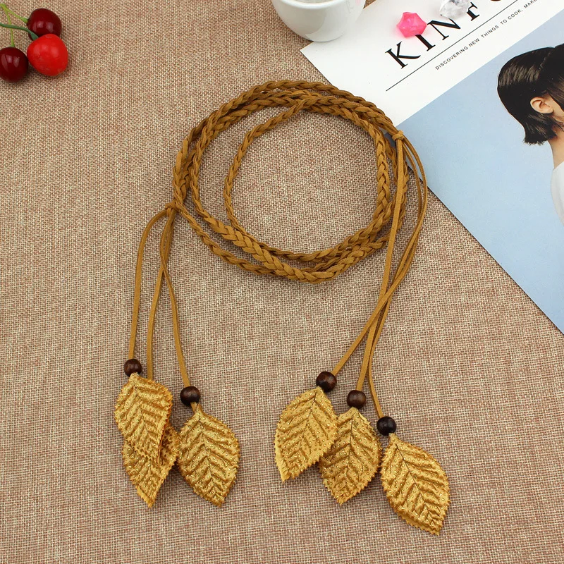 Эластичный Плетеный ремень роскошные винтажные ремни для женщин пояс в форме