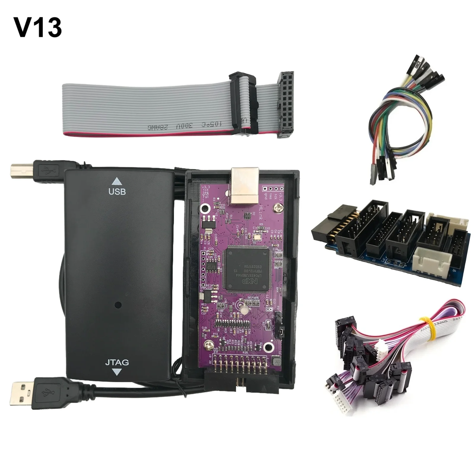 

Для J-LINK 13 JLink V13 J LINK V13 Эмулятор Отладчик Jtag Swd Программатор ARM STM32 MCU Отладка Инструмент Обновление онлайн