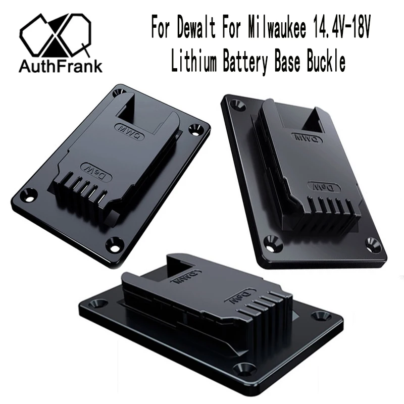 Base Buckle for Dewalt for Milwaukee 14.4  to 18V Lithium Battery Power Tool Screwdriver Wrench  Clamp Suspension