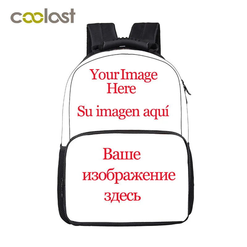 

Customize Your Image Backpack for Teenage Boys Skull School Backpack Magic Wolf Women Men Travel Bags Schoolbag for Girls