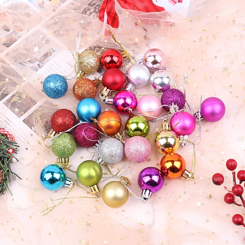 

24 шт./коробка, новогодние шары