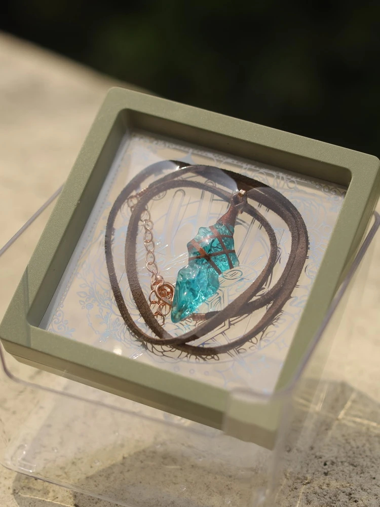 

Экшн FF14 ожерелье путешественника подвесные игрушки финальная фантазия 14 периферийное ожерелье ручной работы DIY Материал Упаковка креативные Подарочные игрушки